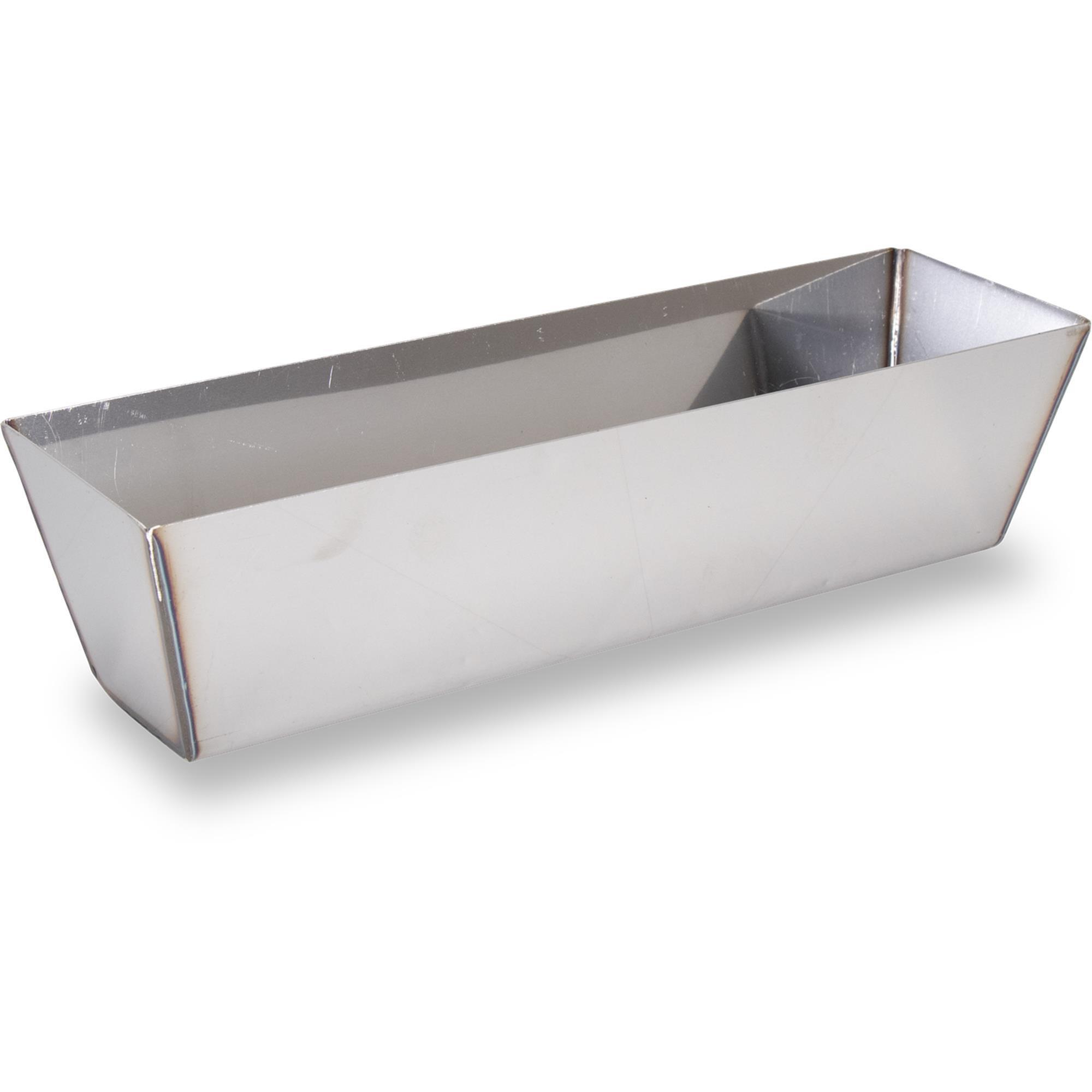 Wal-Board Contour Bottom Mud Pan — 12in., Stainless Steel, Heli-Arc, Model# 023-012